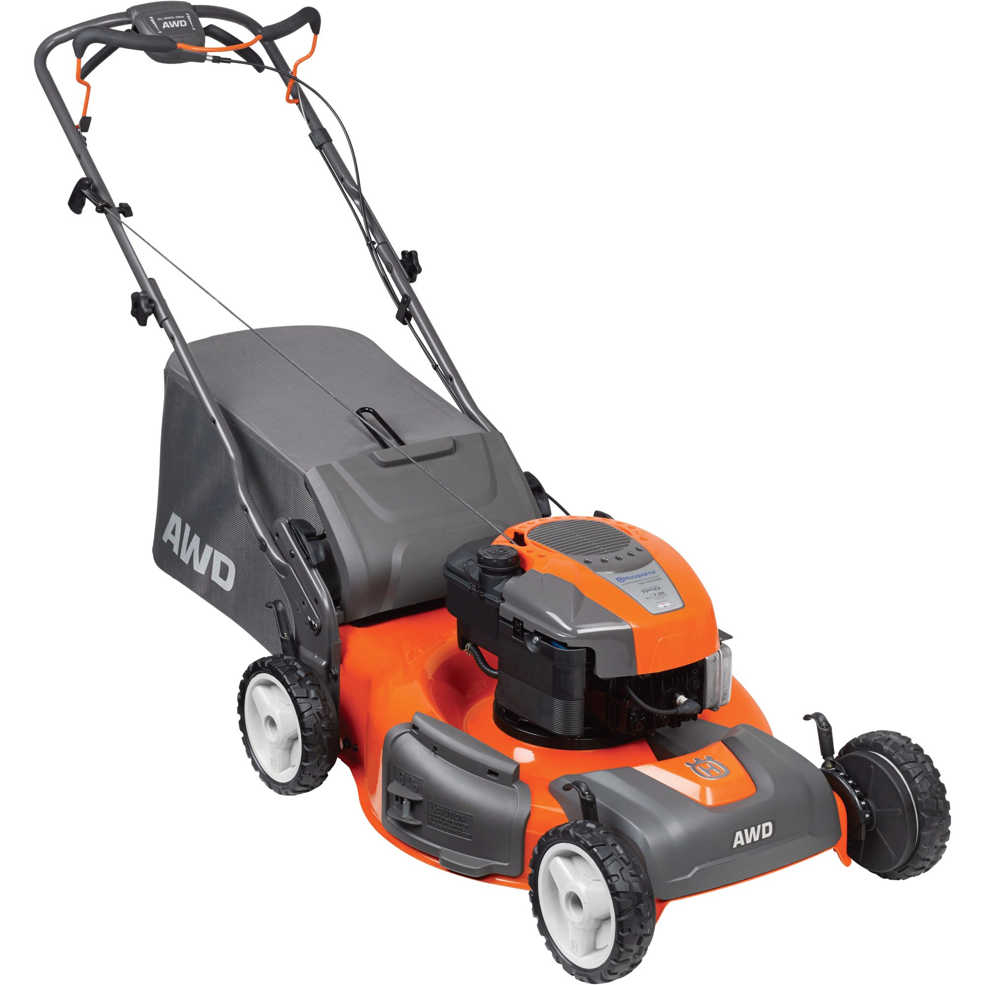 Husqvarna 3-in-1 All-Wheel Drive Lawnmower — 190cc Briggs & Stratton 725EX Engine, 22in. Deck, Model# HU725AWD